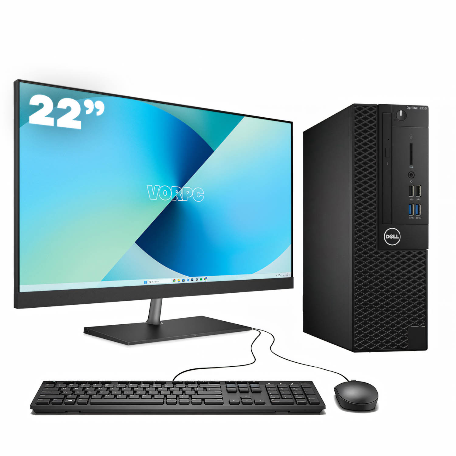 Dell 3050 SFF / i5-6500 / 8GB DDR4 256GB SSD Windows 10 PACK 22