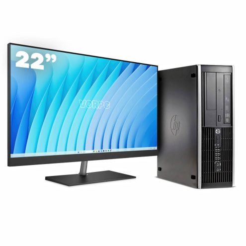 HP 8200 SFF / i5-2400 / 16GB DDR3 256GB SSD Windows 10 con monitor 22"