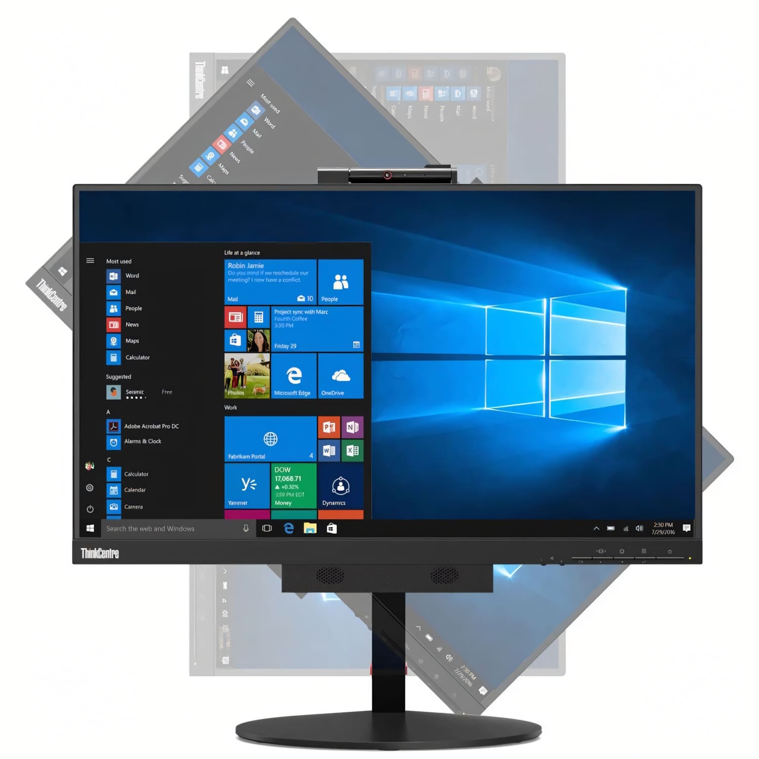 Lenovo M920Q T1022 gen3 22"ALL IN ONE / i5-8500T / 8GB DDR4 256GB SSD Windows 11 - Imagen 5