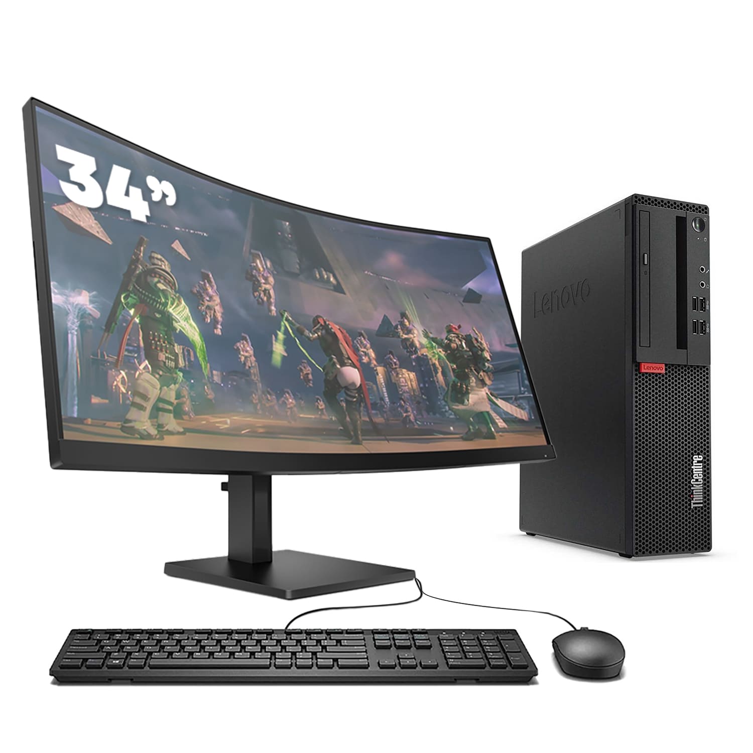 Lenovo ThinkCentre M710s SFF / i5-6500 / 32GB DDR4 1TB SSD Windows 11 PACK 34