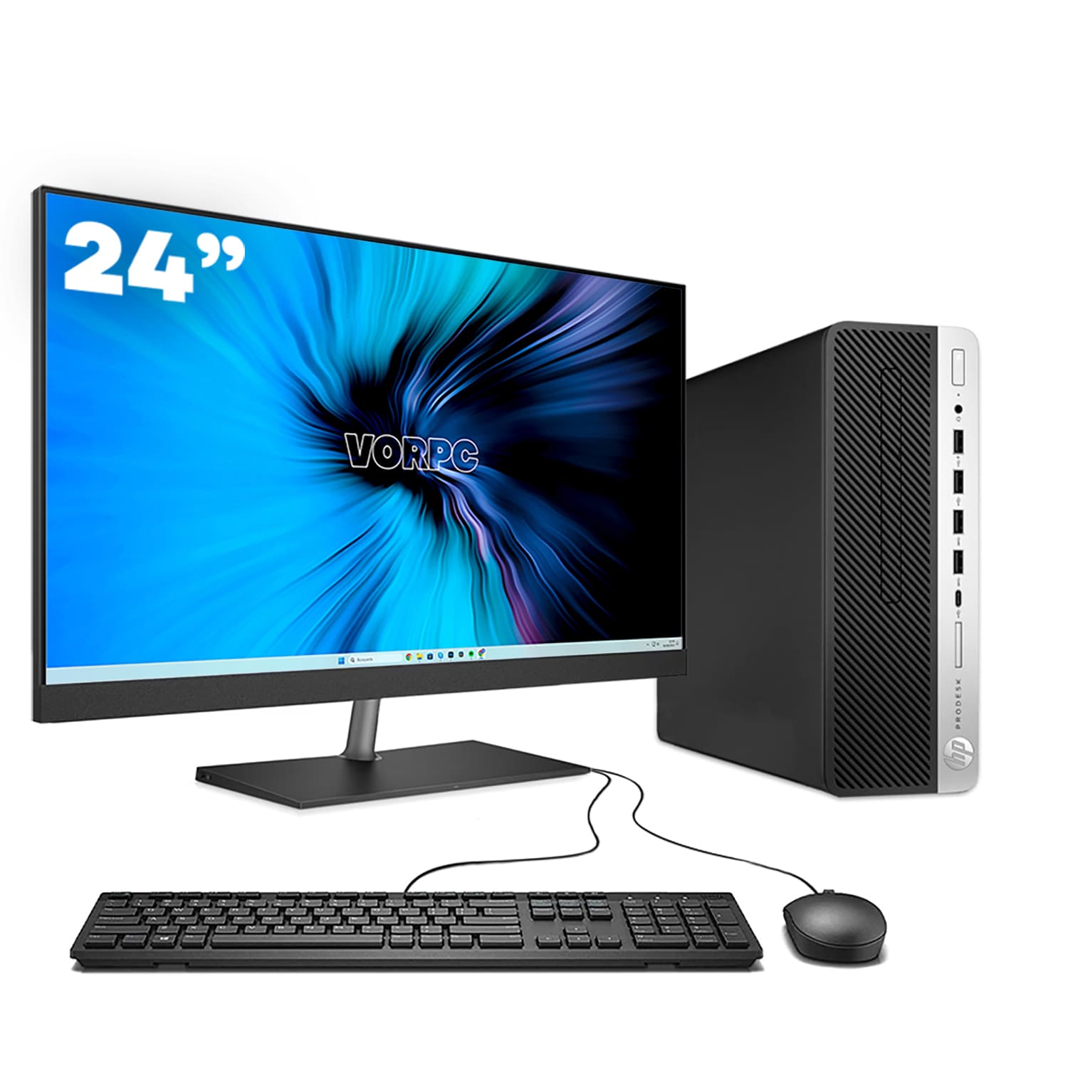 HP EliteDesk 705 G5 SFF / Ryzen 5-PRO 3400G / 16GB DDR4 256GB SSD Windows 10 PACK 24
