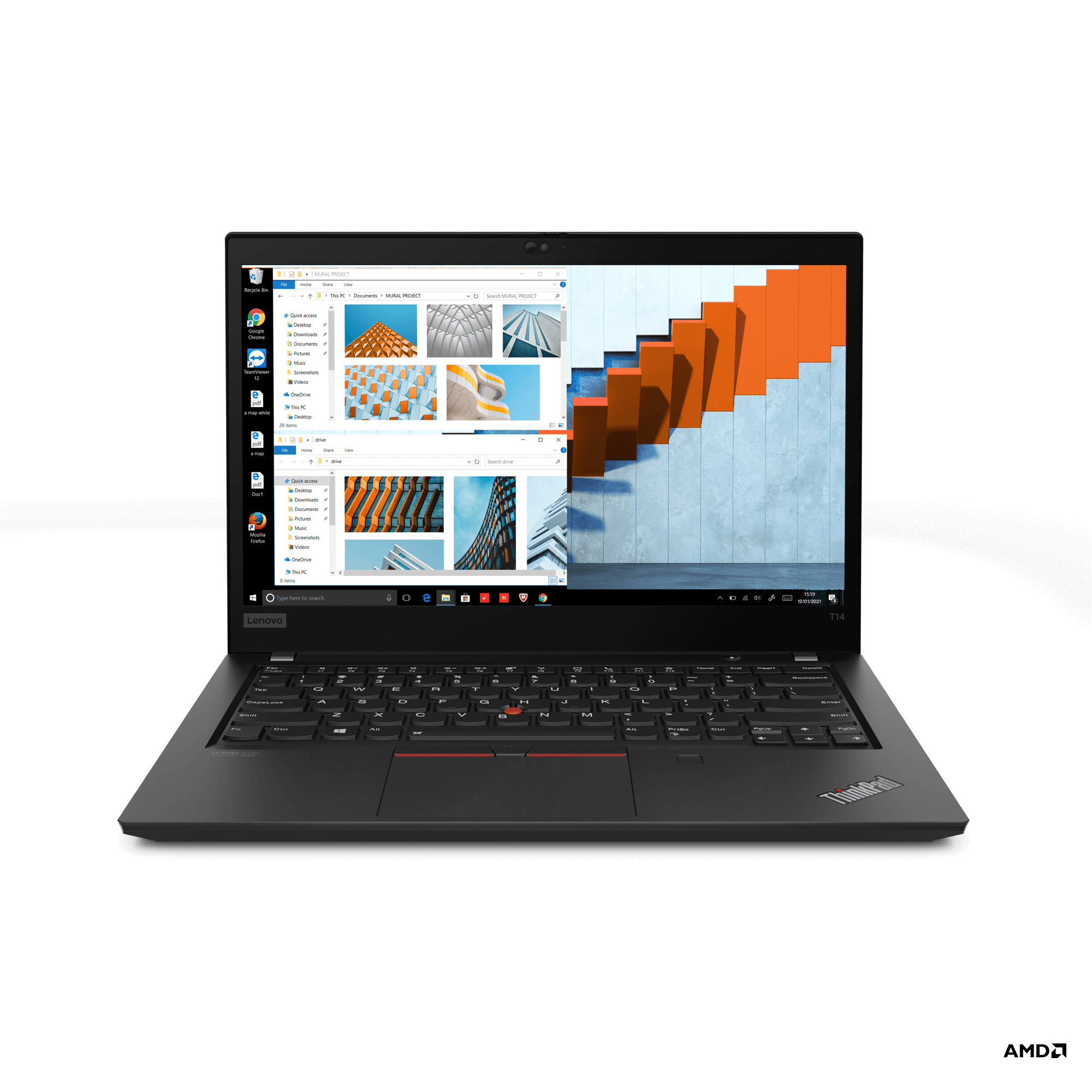 Lenovo ThinkPad T14 G2 14" i5-1145G7 8GB 256GB - Imagen 11