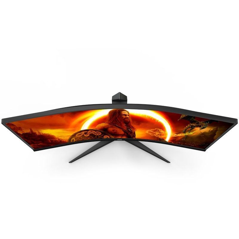 Monitor Gaming Ultrapanorámico Curvo AOC CU34G2XP/BK 34"/ WQHD/ 1ms/ 180Hz/ VA/ Negro - Imagen 2