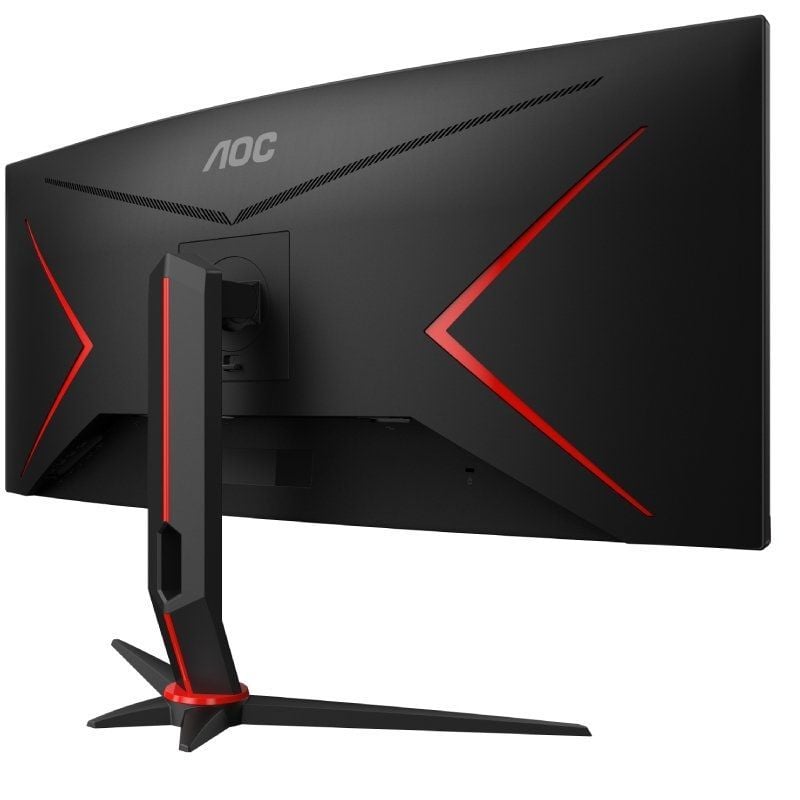 Monitor Gaming Ultrapanorámico Curvo AOC CU34G2XP/BK 34"/ WQHD/ 1ms/ 180Hz/ VA/ Negro - Imagen 4
