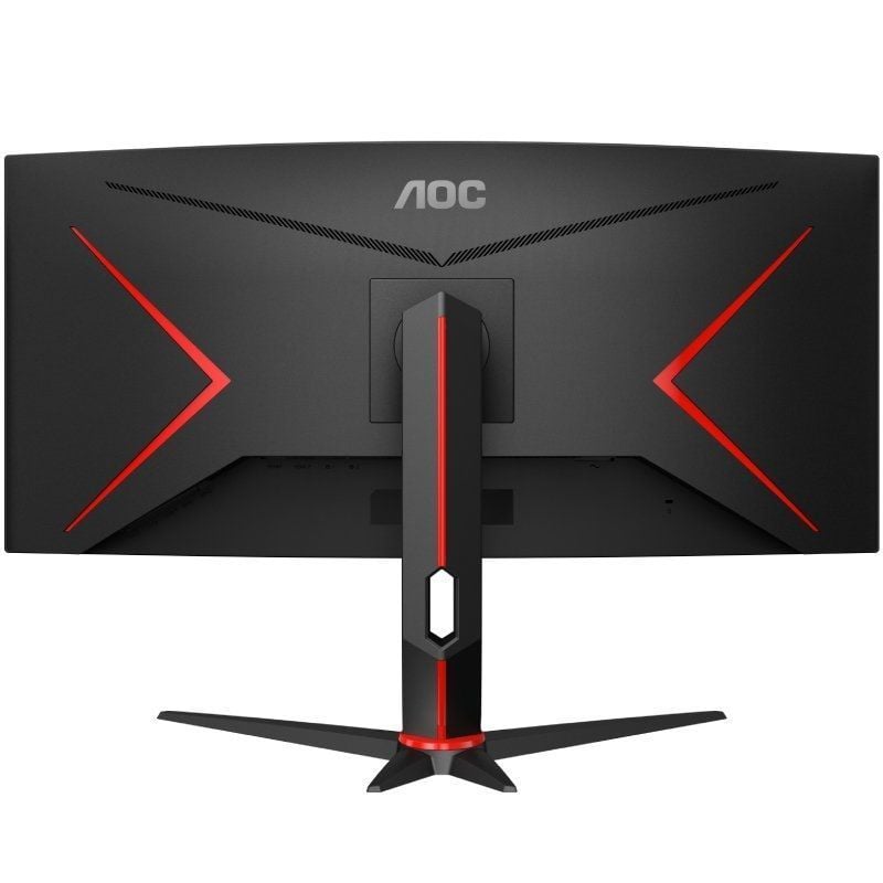 Monitor Gaming Ultrapanorámico Curvo AOC CU34G2XP/BK 34"/ WQHD/ 1ms/ 180Hz/ VA/ Negro - Imagen 5