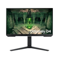 Monitor Gaming Samsung Odyssey G4 S25BG400EU/ 25"/ Full HD/ 1ms/ 240Hz/ IPS/ Regulable en altura/ Negro