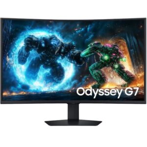 Monitor Gaming Samsung Odyssey G7 G75F 37"/ 4K/ 1ms/ 165Hz/ VA/ Regulable en altura/ Negro