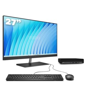 Mini PC HP ProDesk 400 G6  / i5-10500T / 16GB DDR4 256GB M.2 SATA Windows 11 con monitor 27" teclado y raton USB