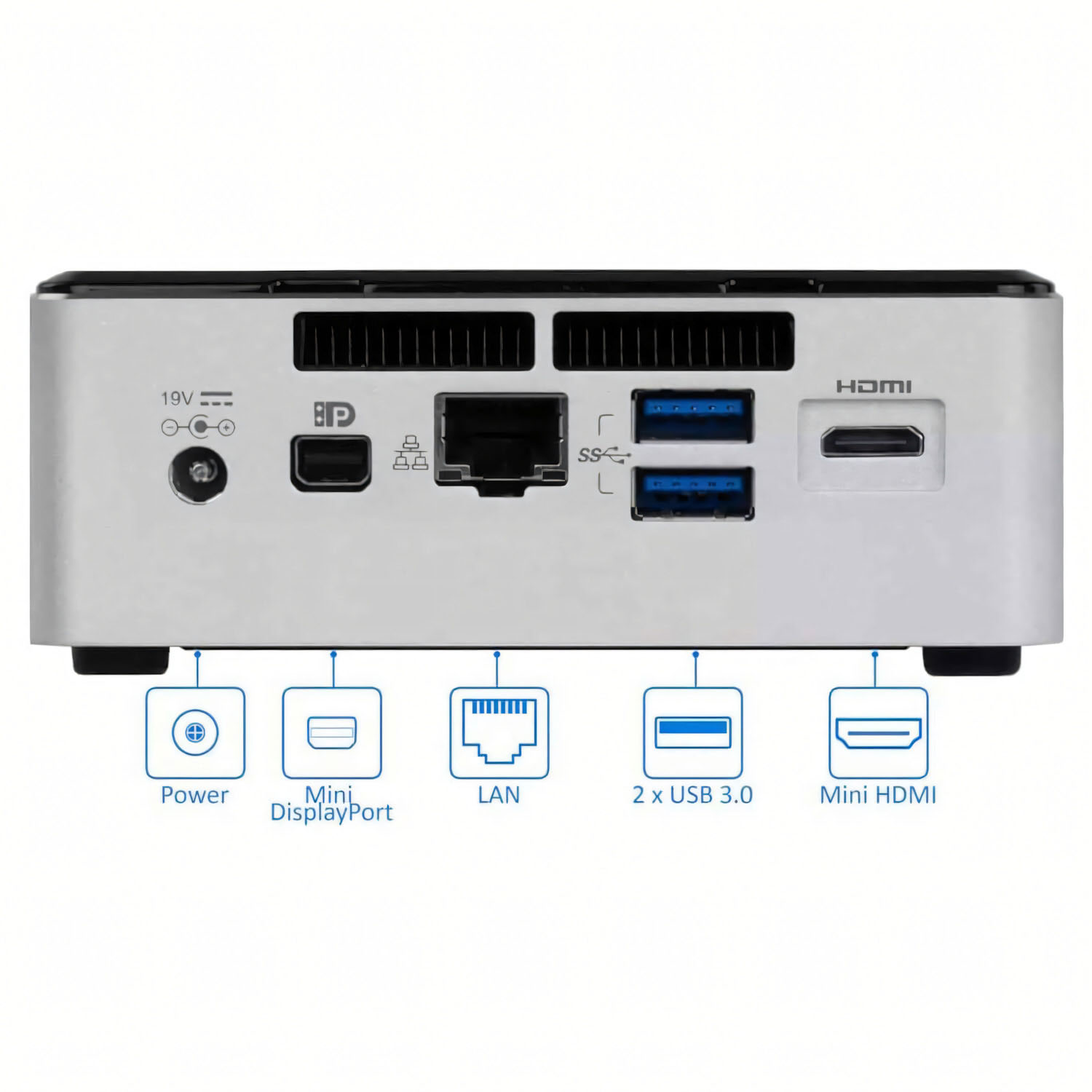 Mini PC Intel NUC 5i7RYH / i7-5557U / 8GB DDR4 256GB SSD Windows 10 - Imagen 3