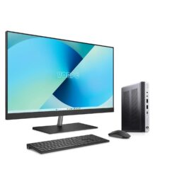 Mini PC HP 800 G3 / i5-6500T / 16GB DDR4 512GB SSD Windows 10 con monitor 24″ teclado y ratón USB