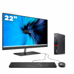 Mini PC Lenovo M900 / i7-6700T / 8GB DDR4 256GB SSD Windows 10 con monitor 22″ teclado y ratón USB