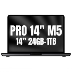 Apple Macbook Pro 14"/ M5 Pro 15-Core CPU/ 24GB/ 1TB SSD/ 16-Core GPU/ Negro Espacial