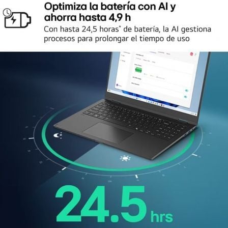 Portátil LG Gram 17Z90TL-G.AU88B Intel Core Ultra 7-258V/ 32GB/ 1TB SSD/ 17"/ Win11 - Imagen 3