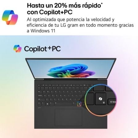 Portátil LG Gram 17Z90TL-G.AU88B Intel Core Ultra 7-258V/ 32GB/ 1TB SSD/ 17"/ Win11 - Imagen 4