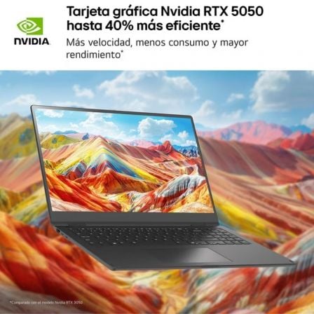 Portátil LG Gram Pro 17Z90TR-E.AD88B Intel Core Ultra 7-255H/ 32GB/ 1TB SSD/ GeForce RTX 5050/ 17"/ Win11 - Imagen 2