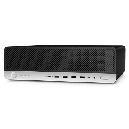 HP EliteDesk 800 G3 SFF - Ordenador de sobremesa (Intel Core i5-6600, 8 GB de RAM, 256 GB SSD, WiFi, Bluetooth, teclado QWERTY de EE.UU., Windows 11 Pro (reacondicionado) - Imagen 3