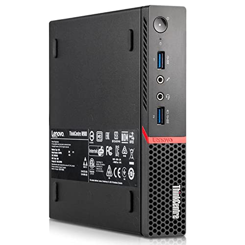 Lenovo Mini PC ordenador de escritorio ThinkCentre M700 Tiny, procesador Core i5-6400T, RAM de 16 GB, unidad de estado sólido 512 GB, Win 11 Pro (reacondicionado)