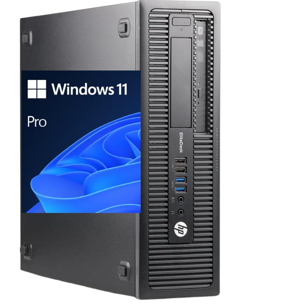 HP - EliteDesk 800 G1 | Negro | Intel Core i5‑4570 3,2 GHz | 16 GB RAM DDR3 | SSD 240 GB | Lector DVD | Windows 11 Pro (Reacondicionado)