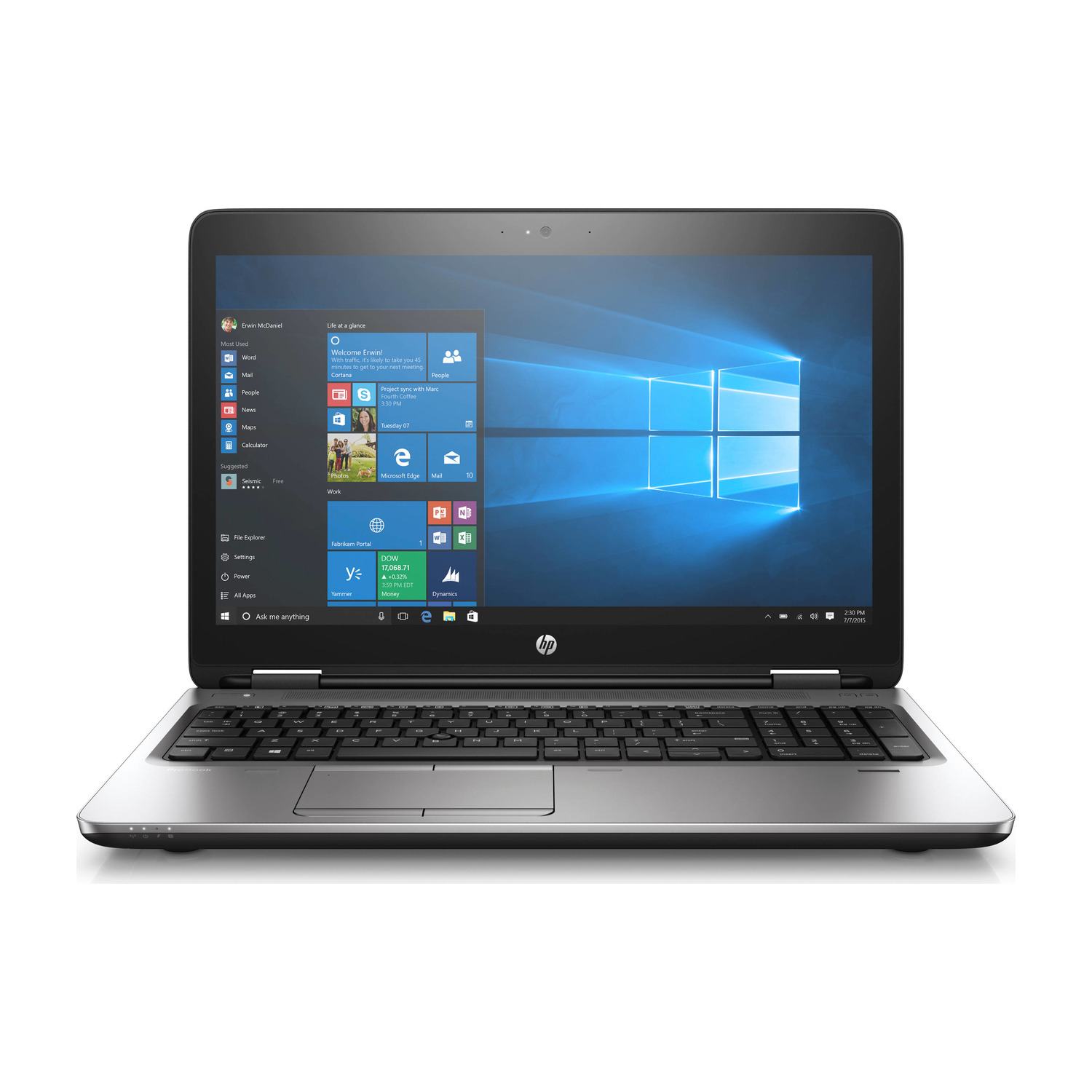 Portátil HP ProBook 650 G3 15.3" i7 7 Gen 8GB 512GB SSD Windows 11 Reacondicionado